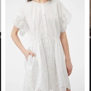 LA VIE ETIENNE EYELET DRESS